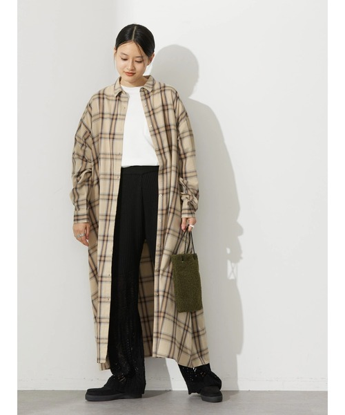 AMERICAN HOLIC（アメリカンホリック）の「ボアミニバック（ハンドバッグ・レディース・ベージュ/オレンジ/カーキ/ブルーグレー・FREE）」の10枚目の写真