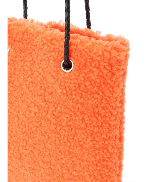 AMERICAN HOLIC（アメリカンホリック）の「ボアミニバック（ハンドバッグ・レディース・ベージュ/オレンジ/カーキ/ブルーグレー・FREE）」の15枚目の写真