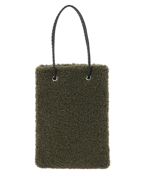 AMERICAN HOLIC（アメリカンホリック）の「ボアミニバック（ハンドバッグ・レディース・ベージュ/オレンジ/カーキ/ブルーグレー・FREE）」の21枚目の写真