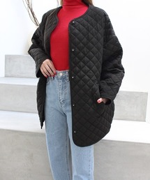 MODE ROBE | キルティングコート(ノーカラーコート)