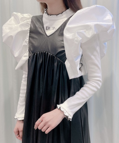 PAIN（ペイン）の「レザードッキングドレス（ドレス・レディース・ホワイト/ベージュ/ブラック・FREE）」の15枚目の写真