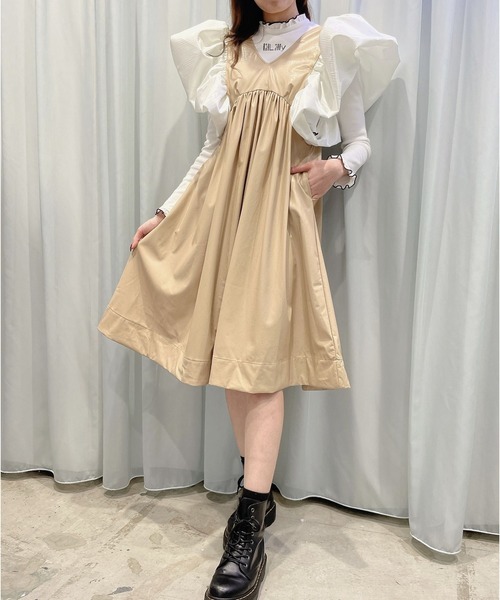 PAIN（ペイン）の「レザードッキングドレス（ドレス・レディース・ホワイト/ベージュ/ブラック・FREE）」の21枚目の写真