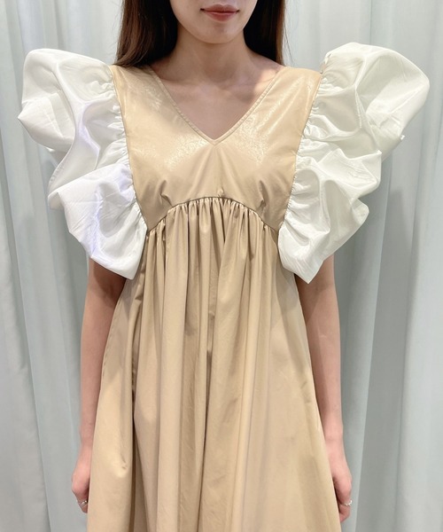 PAIN（ペイン）の「レザードッキングドレス（ドレス・レディース・ホワイト/ベージュ/ブラック・FREE）」の12枚目の写真