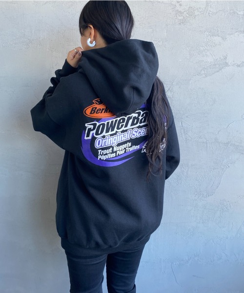 Russell Athletic（ラッセルアスレティック）の「[RUSSELL ATHLETIC/ラッセル アスレチック] BERKLEY×RUSSEL ATHLETIC 別注 オーバルロゴプリントスウェットパーカー（パーカー・レディース・グレー/ブラック・M/L）」の9枚目の写真