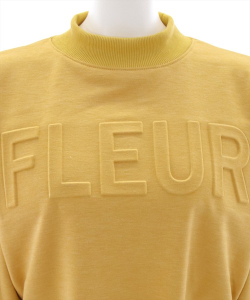 clear（クリア）の「エンボスロゴショート丈スウェットトップス（スウェット・レディース・ブラック/イエロー/グリーン/アイボリー・F）」の20枚目の写真