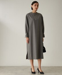 THE SHOP TK | 【セレモニー/入卒/ONOFF対応/洗える】ダブルカフスサックワンピース(ワンピース)