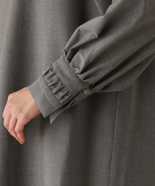 THE SHOP TK （ザ ショップ ティーケー ）の「◆【セレモニー/入卒/ONOFF対応/洗える】ダブルカフスサックワンピース（ワンピース・レディース・グレー/ブラック・12/13/14）」の18枚目の写真