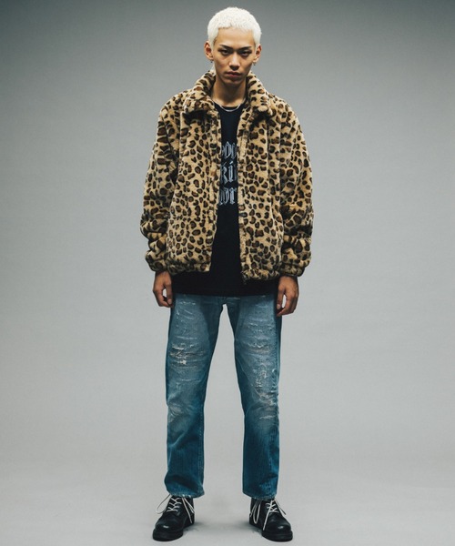 FTW（エフティダブリュー）の「LEOPARD FUR JACKET（ブルゾン）」 - WEAR