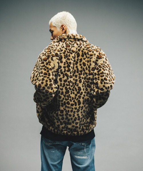 FTW（エフティダブリュー）の「LEOPARD FUR JACKET（ブルゾン）」 - WEAR
