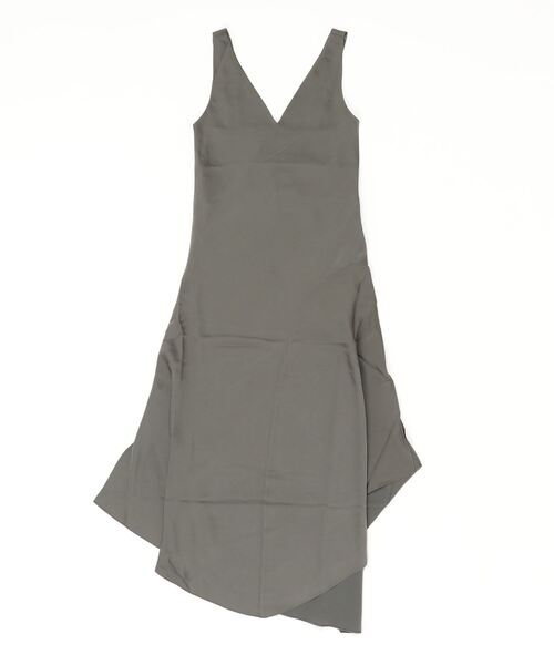 ALLSAINTS（オールセインツ）の「ARTA 2-IN-1 CROPPED DRESS | ARTA 2-IN-1 クロップド ドレス・ワンピース（ワンピース・レディース・グレー系・L/XS/S/M）」の4枚目の写真