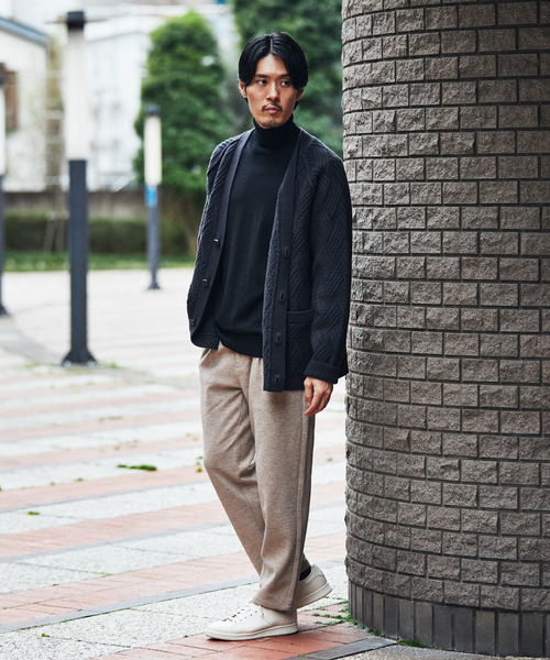 EDIFICE(エディフィス)の「ウールジャージー イージーパンツ(その他パンツ・メンズ・ブラック/ベージュ/レンガ・SMALL/MEDIUM/LARGE)」の4枚目の写真