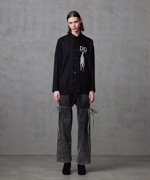 SHAREEF（シャリーフ）の「SHADOW JQ L/S SHIRTS（シャツ/ブラウス・メンズ・ブラック/パープル/ホワイト・3/1/2）」の21枚目の写真