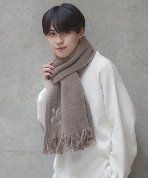 EDEL（エーデル）の「EDEL - ロゴ刺繍マフラー（マフラー）」 - WEAR
