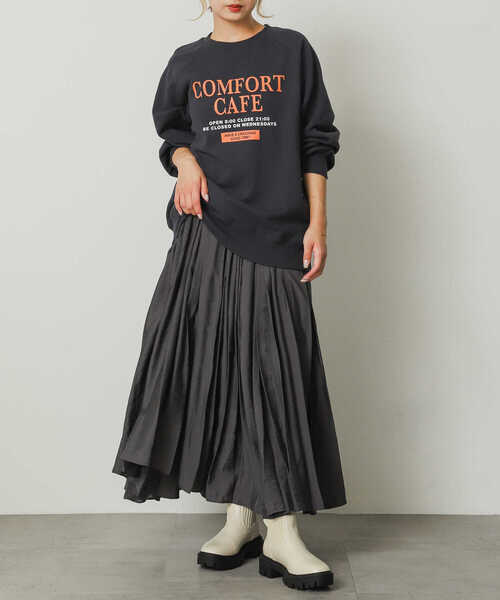 SENSE OF PLACE by URBAN RESEARCH（センスオブプレイスバイアーバンリサーチ）の「ボリュームソールニットブーツ（ブーツ・レディース・アイボリー/ブラック・SMALL/MEDIUM/LARGE）」の6枚目の写真