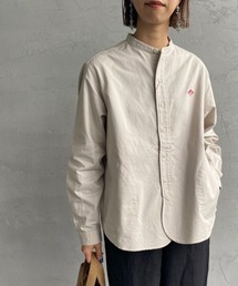 [DANTON/ダントン] バンドカラー オックスフォードシャツ