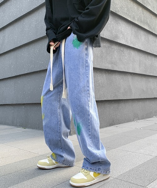 MGV(エムジーヴィー)の「ストリートペイントデニム(デニムパンツ・メンズ・ブルー/ブラック・X-LARGE/LARGE/MEDIUM)」の5枚目の写真