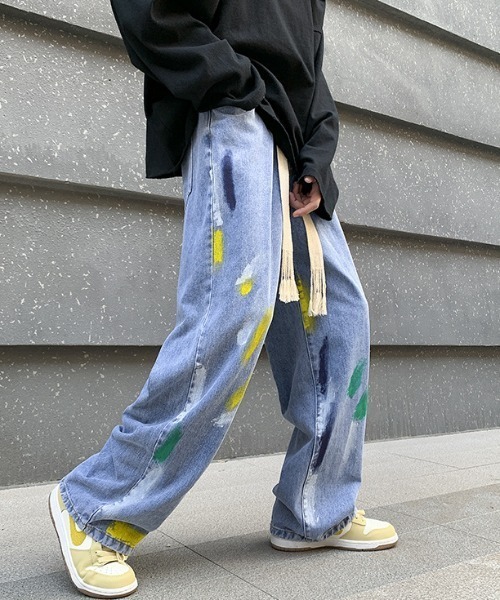 MGV(エムジーヴィー)の「ストリートペイントデニム(デニムパンツ・メンズ・ブルー/ブラック・X-LARGE/LARGE/MEDIUM)」の15枚目の写真