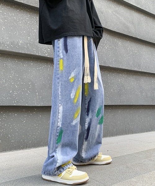 MGV(エムジーヴィー)の「ストリートペイントデニム(デニムパンツ・メンズ・ブルー/ブラック・X-LARGE/LARGE/MEDIUM)」の20枚目の写真