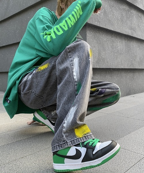 MGV(エムジーヴィー)の「ストリートペイントデニム(デニムパンツ・メンズ・ブルー/ブラック・X-LARGE/LARGE/MEDIUM)」の7枚目の写真