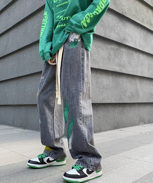 MGV(エムジーヴィー)の「ストリートペイントデニム(デニムパンツ・メンズ・ブルー/ブラック・X-LARGE/LARGE/MEDIUM)」の21枚目の写真