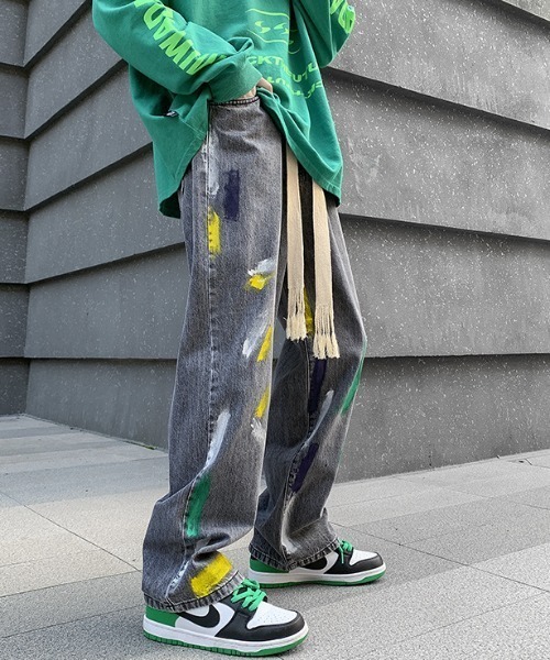 MGV(エムジーヴィー)の「ストリートペイントデニム(デニムパンツ・メンズ・ブルー/ブラック・X-LARGE/LARGE/MEDIUM)」の11枚目の写真