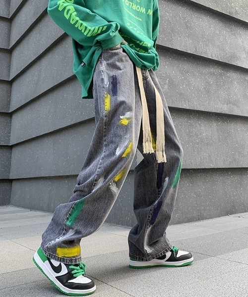 MGV(エムジーヴィー)の「ストリートペイントデニム(デニムパンツ・メンズ・ブルー/ブラック・X-LARGE/LARGE/MEDIUM)」の16枚目の写真