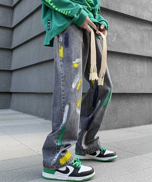MGV(エムジーヴィー)の「ストリートペイントデニム(デニムパンツ・メンズ・ブルー/ブラック・X-LARGE/LARGE/MEDIUM)」の14枚目の写真
