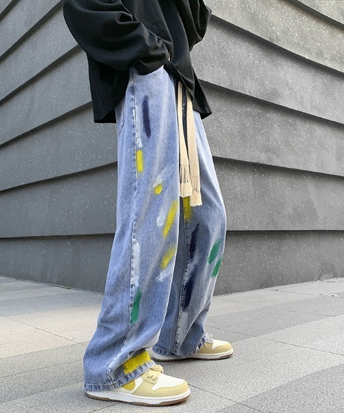 MGV(エムジーヴィー)の「ストリートペイントデニム(デニムパンツ・メンズ・ブルー/ブラック・X-LARGE/LARGE/MEDIUM)」の10枚目の写真