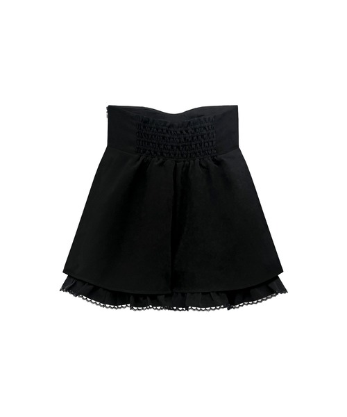 ハイウエストレースアップショートパンツBLACKS ハイウエストレースアップショートパンツ – Darich (ダーリッチ)