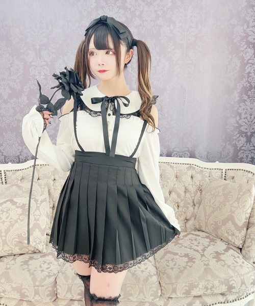 MARS プリーツスカート MA*RS（アメーバーマーズ）の「プリーツレーススカート