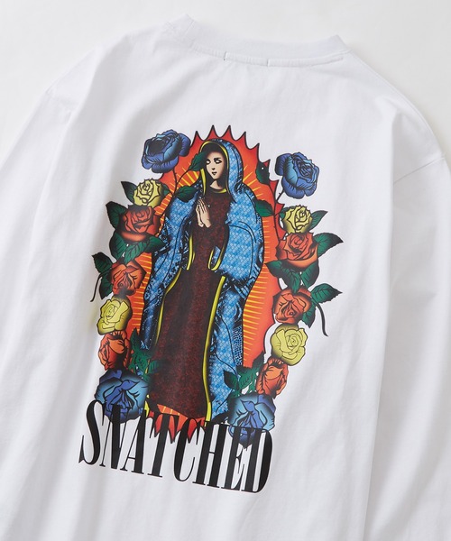 improves（インプローブス）の「グラフィック プリント ロンT（Tシャツ/カットソー・メンズ・ホワイト/ブラック/ホワイト系その他/ブラック系その他・MEDIUM/LARGE）」の2枚目の写真