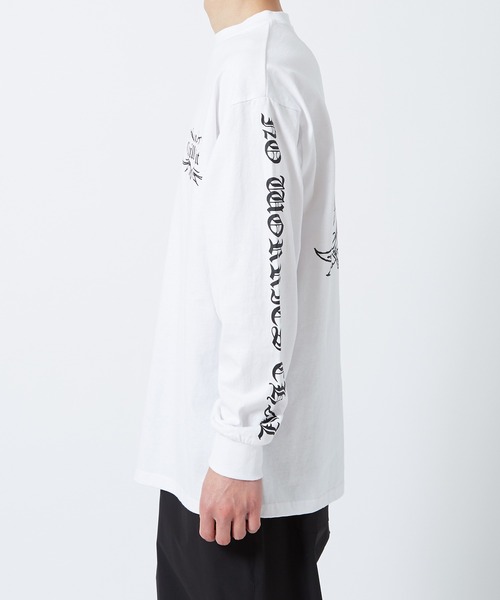 improves（インプローブス）の「グラフィック プリント ロンT（Tシャツ/カットソー・メンズ・ホワイト/ブラック/ホワイト系その他/ブラック系その他・MEDIUM/LARGE）」の8枚目の写真