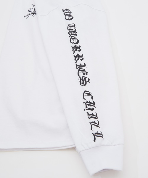 improves（インプローブス）の「グラフィック プリント ロンT（Tシャツ/カットソー・メンズ・ホワイト/ブラック/ホワイト系その他/ブラック系その他・MEDIUM/LARGE）」の14枚目の写真