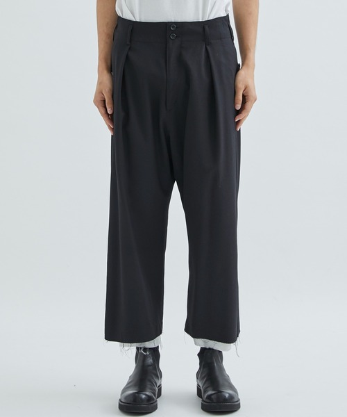sulvam（サルバム）の「【sulvam/サルバム】Classic pants（スラックス・メンズ・ブラック・SMALL/MEDIUM）」の2枚目の写真