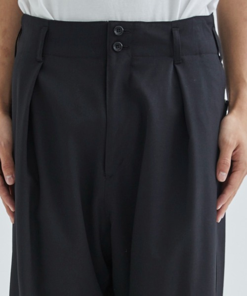 sulvam（サルバム）の「【sulvam/サルバム】Classic pants（スラックス・メンズ・ブラック・SMALL/MEDIUM）」の9枚目の写真