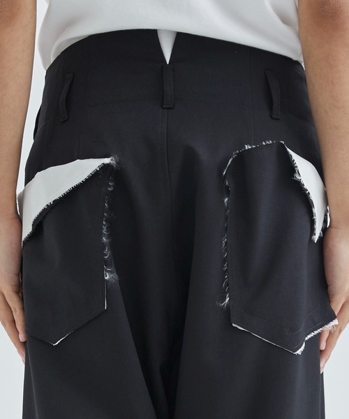 sulvam（サルバム）の「【sulvam/サルバム】Classic pants（スラックス・メンズ・ブラック・SMALL/MEDIUM）」の4枚目の写真