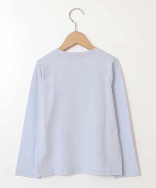 a.v.v（アーヴェヴェ）の「[160]ロゴアソートロンT（Tシャツ/カットソー・キッズ・ホワイト/ライトブルー/ネイビー・160）」の5枚目の写真