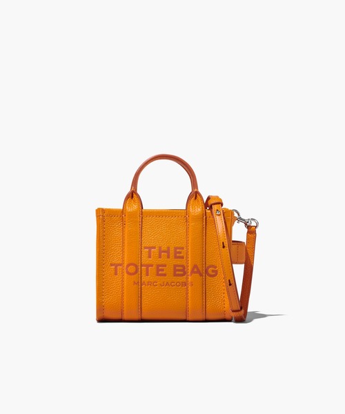 MARC JACOBS（マークジェイコブス）の「THE LEATHER CROSSBODY MINI TOTE BAG/ザ レザー クロスボディ ミニ トートバッグ（トートバッグ・レディース・ローズ/ブラック/ピンク/ホワイト系その他/オレンジ・ONE SIZE）」の5枚目の写真