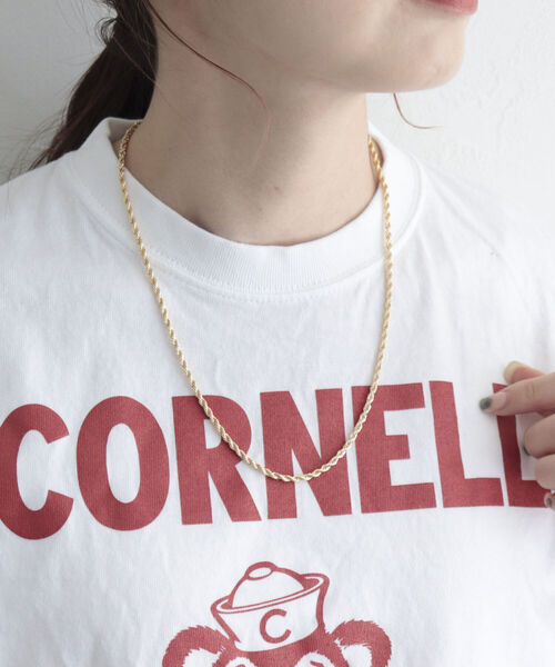 fredy emue（フレディエミュ）の「スネイクチェーンミドルネックレス（ネックレス・レディース・ゴールド/シルバー・FREE）」の5枚目の写真