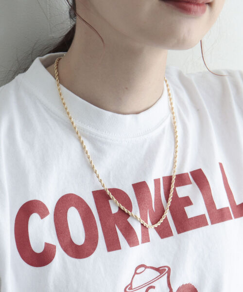 fredy emue（フレディエミュ）の「スネイクチェーンミドルネックレス（ネックレス・レディース・ゴールド/シルバー・FREE）」の6枚目の写真