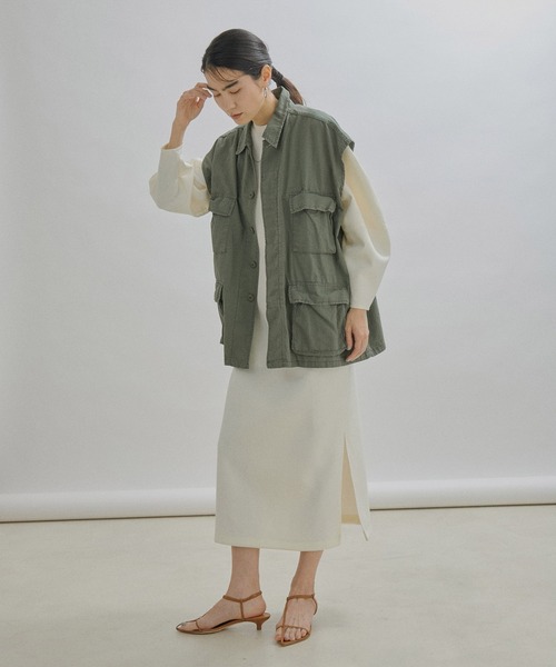 ROTHCO（ロスコ）の「[ご好評につき新色追加＆再入荷決定！]【ROTHCO】BDU NO SLEEVE SHIRTS/ワークベスト（ベスト・レディース・モスグリーン/ブラック系その他・FREE）」の4枚目の写真