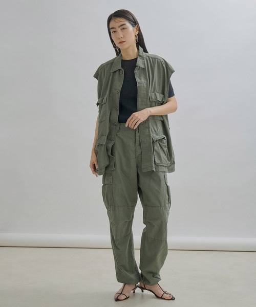 ROTHCO（ロスコ）の「[ご好評につき新色追加＆再入荷決定！]【ROTHCO】BDU NO SLEEVE SHIRTS/ワークベスト（ベスト・レディース・モスグリーン/ブラック系その他・FREE）」の9枚目の写真