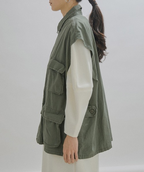 ROTHCO（ロスコ）の「[ご好評につき新色追加＆再入荷決定！]【ROTHCO】BDU NO SLEEVE SHIRTS/ワークベスト（ベスト・レディース・モスグリーン/ブラック系その他・FREE）」の14枚目の写真
