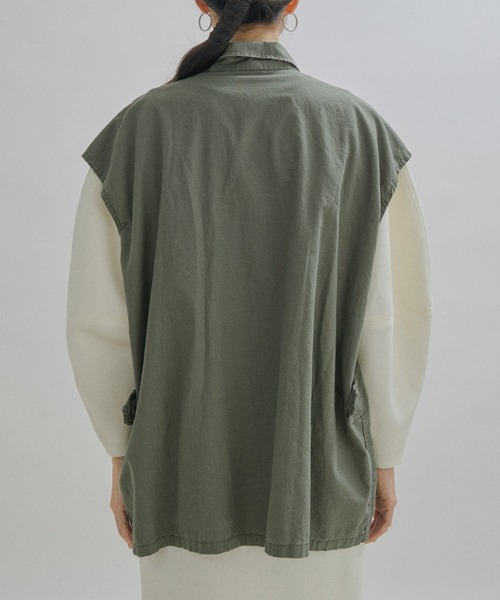 ROTHCO（ロスコ）の「[ご好評につき新色追加＆再入荷決定！]【ROTHCO】BDU NO SLEEVE SHIRTS/ワークベスト（ベスト・レディース・モスグリーン/ブラック系その他・FREE）」の15枚目の写真