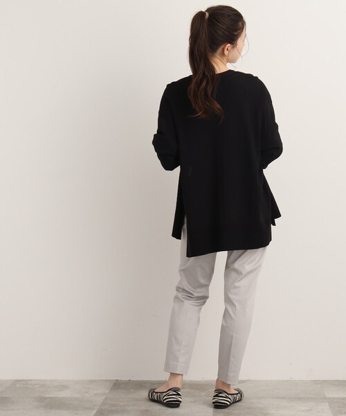 SHOO・LA・RUE（シューラルー）の「◆【接触冷感/UV】シューアイス ポンチョ風カーディガン（カーディガン/ボレロ・レディース・ブラック/グレー系/ダークグリーン/ブルー・00）」の15枚目の写真