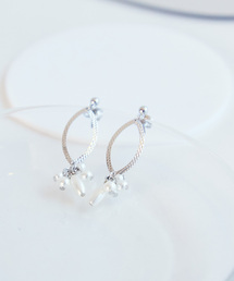 オーバルメタル×パールピアス