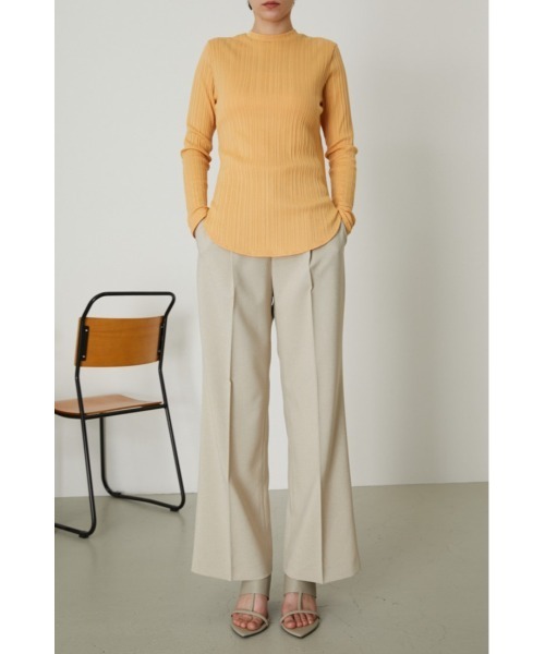 RIM.ARK（リムアーク）の「Crepey long T/SH（Tシャツ/カットソー・レディース・ブラック/ライトブルー/ホワイト/オレンジ系その他・FREE）」の10枚目の写真