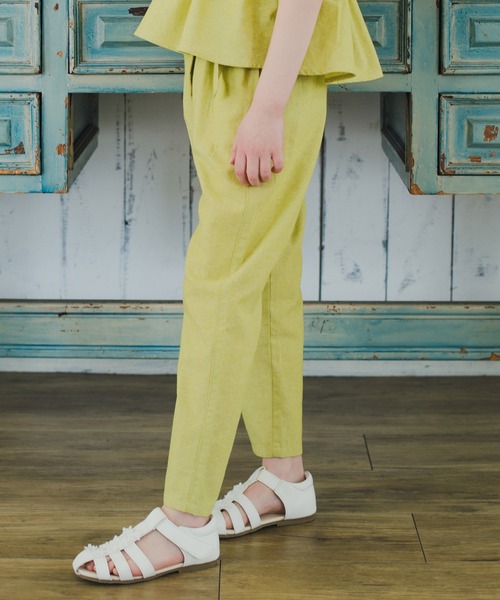 BRANSHES（ブランシェス）の「アシンメトリーロングパンツ（その他パンツ・キッズ・ライム/ブルー・100/110/120/130/140/150）」の7枚目の写真