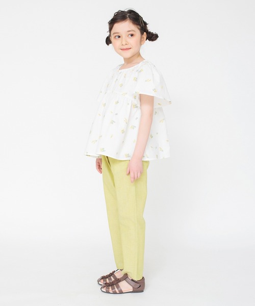 BRANSHES（ブランシェス）の「アシンメトリーロングパンツ（その他パンツ・キッズ・ライム/ブルー・100/110/120/130/140/150）」の15枚目の写真