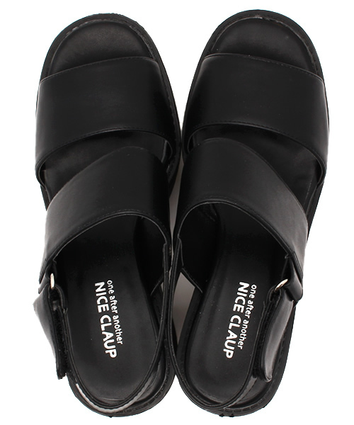 one after another NICE CLAUP（ワンアフターアナザーナイスクラップ）の「【non-no8月号掲載ナイスクラップ】スポーツサンダル（サンダル・レディース・ブラック/ホワイト・SMALL/MEDIUM/LARGE）」の10枚目の写真